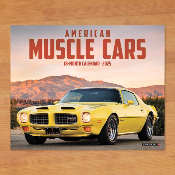 2025 Wall Calendar, American Muscle Cars Online Sale