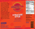 SYRACUSE STYLE HOT SAUCE Syracuse s favorite hot sauce. Sale