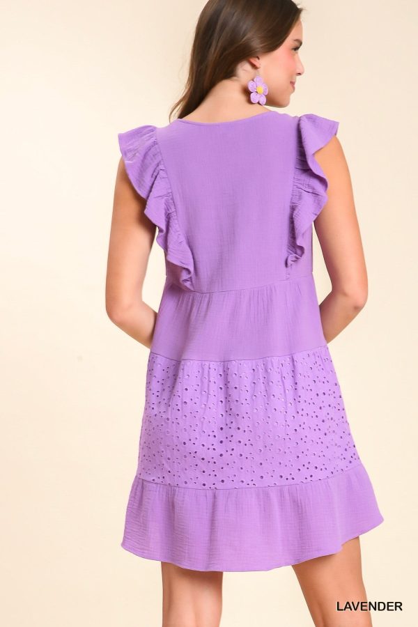 Purple Eyelet Dress Supply