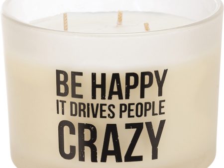 Be Happy Candle For Discount