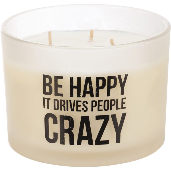 Be Happy Candle For Discount