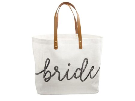 Silver Sequin Bride Tote Online