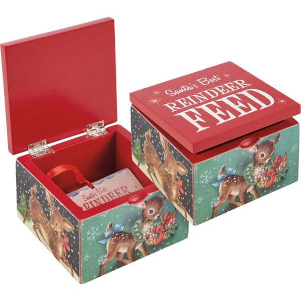 Reindeer Feed Box For Cheap