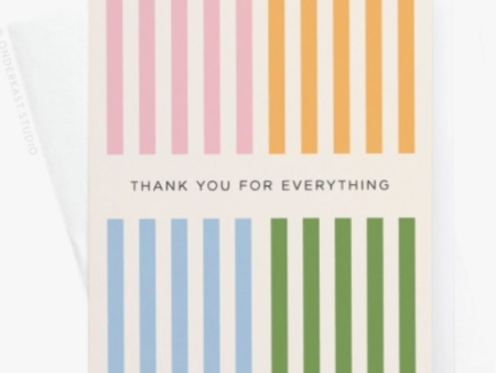 Thank You For Everything Greeting Card on Sale