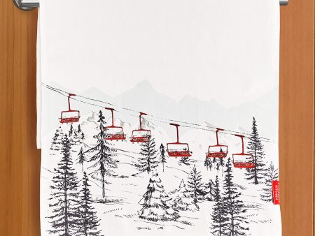 Stonewall Kitchen Tea Towel, Ski Lift Cheap