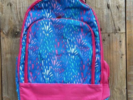 Blue and Pink Spark Backpack Cheap