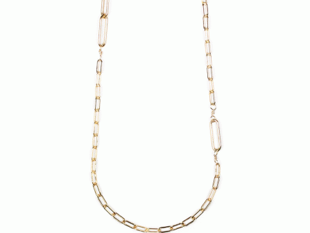 Bloom Jewelry Gold Paperclip Duo Layering Necklace Online Sale