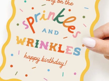 Sprinkles and Wrinkles Note Card Discount