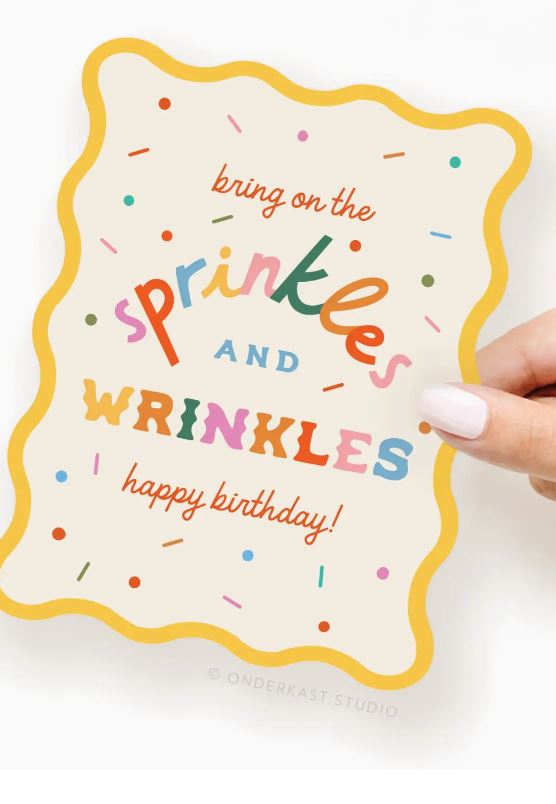 Sprinkles and Wrinkles Note Card Discount