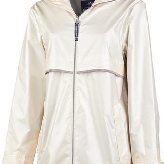 Women s Ivory Pearl Raincoat Cheap