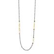 Two-Tone Long Necklace For Cheap