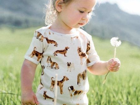 Milkbarn Short Sleeve One-Piece Cheap