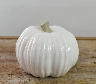 7  White Ceramic Pumpkin Online