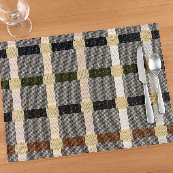 Chilewich Sampler Reversible Rectangle Placemat, Wheat Online Sale