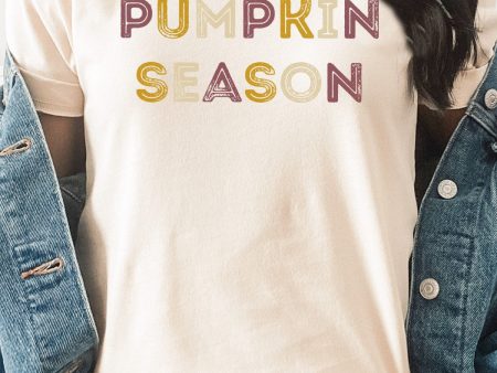 Retro Pumpkin Season Graphic Tee For Discount