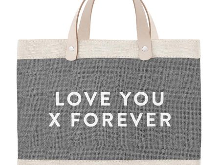 Forever Mini Gray Market Tote Discount