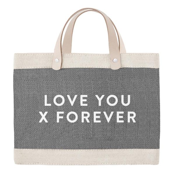 Forever Mini Gray Market Tote Discount