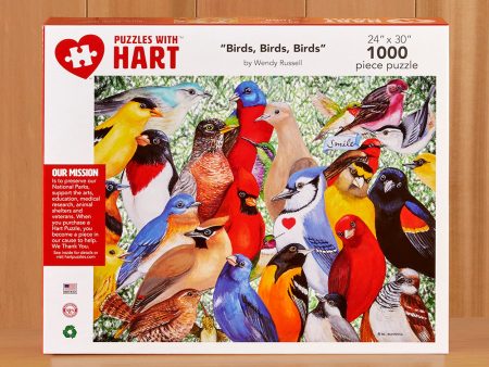 1,000 Piece Jigsaw Puzzle, Birds, Birds, Birds Online now