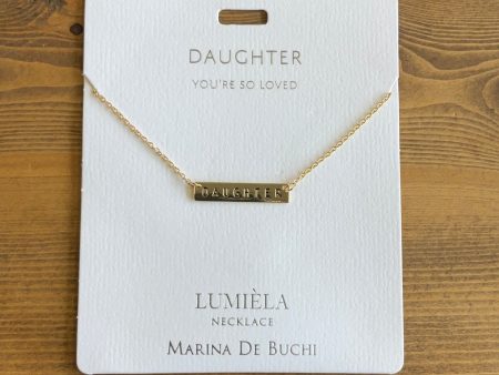 DAUGHTER Necklace Online Sale