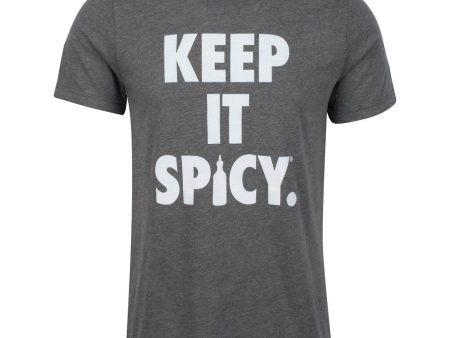 Keep It Spicy Tee, Gray Online Hot Sale