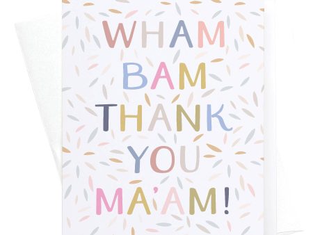 Wham Bam Greeting Card Sale