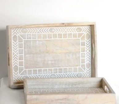 Boho Wood Tray Online Hot Sale