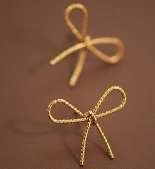 Bow Stud Earrings Online Hot Sale