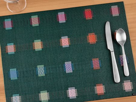 Chilewich Sampler Reversible Rectangle Placemat, Fir Cheap