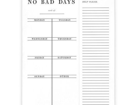 No Bad Days Planner For Discount