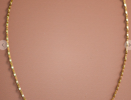 18K Gold Non-Tarnish Necklace with Pearls Supply