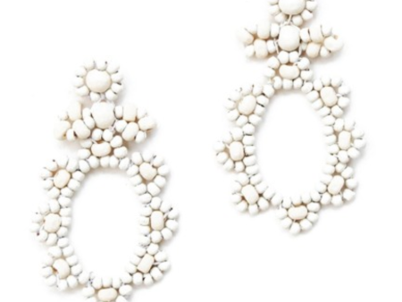 White Alice Earrings Online Sale