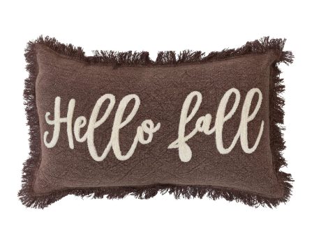 Hello Fall Lumbar Pillow Hot on Sale