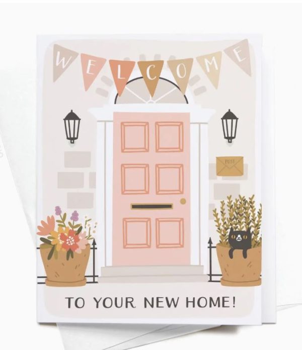 Welcome to your New Home Greeting Card For Discount