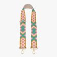 Pink and Green Bohemian Crossbody Strap Online Sale