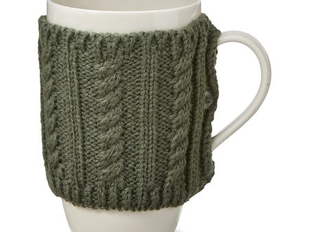 Warm Wishes Sweater Mug Sage Hot on Sale