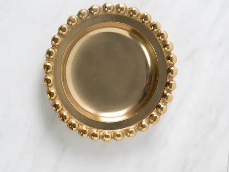 Gilded Beaded Plate For Discount