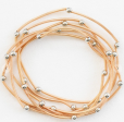 Gold Guitar Strings Bracelets with Beads Online