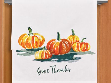 Stonewall Kitchen Tea Towel, Give Thanks Online Hot Sale