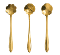 Flower Shaped Spoons, Set of 3 For Sale