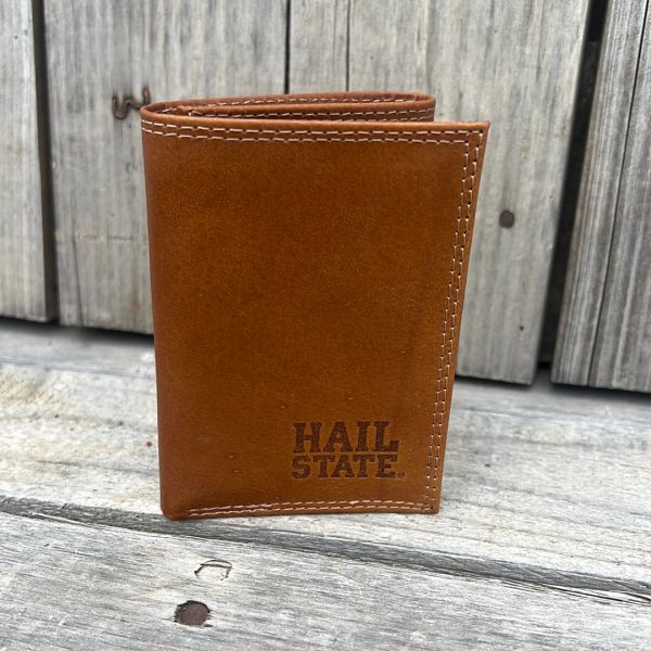 Zep-Pro + Tan Trifold Wallet Hot on Sale