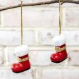 Santa Boot Ornament Discount