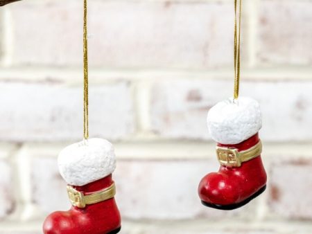 Santa Boot Ornament Discount