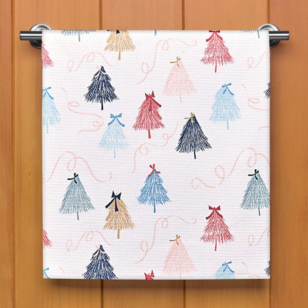 Geometry Tea Towel, Winter Wonderland Cheap