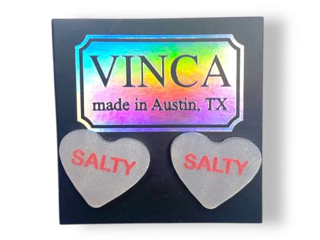 Salty - Candy Heart Earrings Hot on Sale