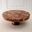 Large Round Wood Stand Cheap