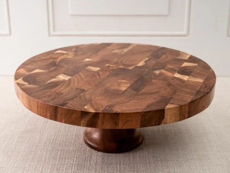 Large Round Wood Stand Cheap