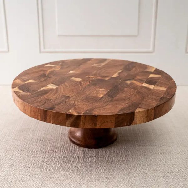 Large Round Wood Stand Cheap