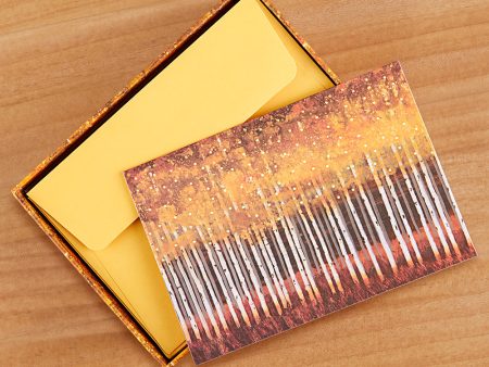 Blank Card Set, Golden Aspens Discount