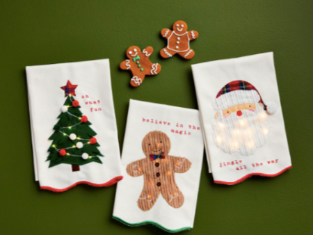 Light Up Christmas Towel Discount