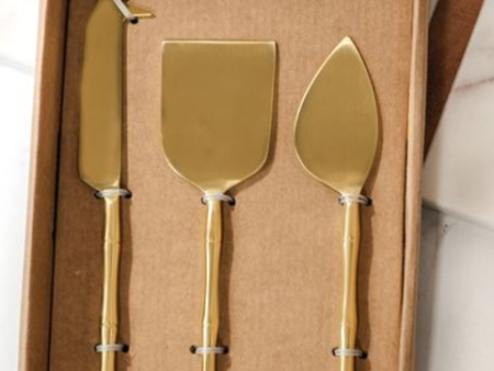 Gold Cheese Knife Set Cheap